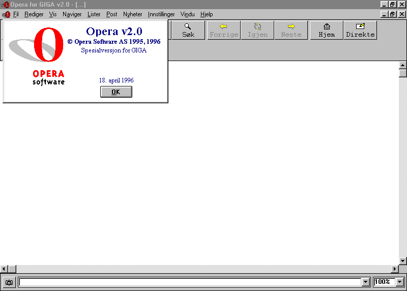 Opera 1996: Innovative features like tabbed browsing and built-in tools for enhanced user experience.